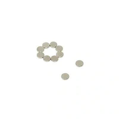 Afbeelding van Neodymium magneten N42 diametraal gemagnetiseerd voor kunst, handwerk, model maken, doe het zelf, hobby, 6 mm diameter x 1 dikte