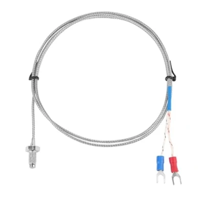 Afbeelding van K type thermokoppel, M6 schroef fijne schroefdraad 0 400 ℃ vervangende thermokoppelsensor