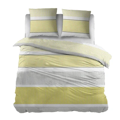 Afbeelding van Snoozing Bowi Dekbedovertrek Lits jumeaux 240x200/220 cm Yellow