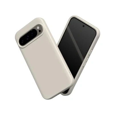 Afbeelding van RHINOSHIELD Hoesje compatibel met [Pixel 9 Pro XL] SolidSuit dunne hoes schokabsorberende technologie en premium matte afwerking schelpbeige