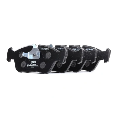 Afbeelding van VALEO 301018 Remblokkenset FIRST Vooras Excl. slijtage waarschuwingscontact Zonder anti kreukplaat BMW: 3 Convertible, Touring, Saloon
