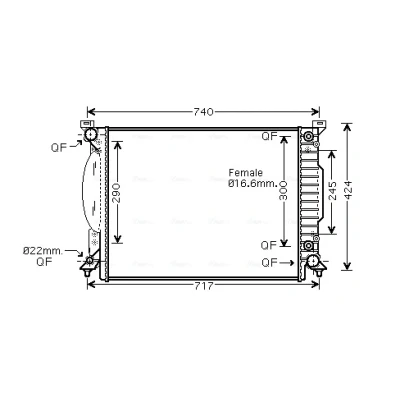 Afbeelding van Ava Cooling Radiateur AI2205