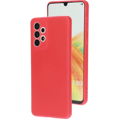 Afbeelding van Mobiparts Silicone Cover Samsung Galaxy A33 5G (2022) Scarlet Red
