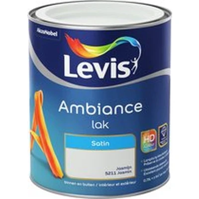 Afbeelding van Levis verf Ambiance lak satin 750ml jasmijn