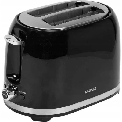 Afbeelding van LUND Professional broodrooster Toaster 2 sneetjes 850W Zwart