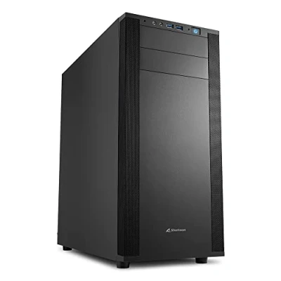 Afbeelding van Sharkoon M25 V Midi tower PC behuizing Zwart