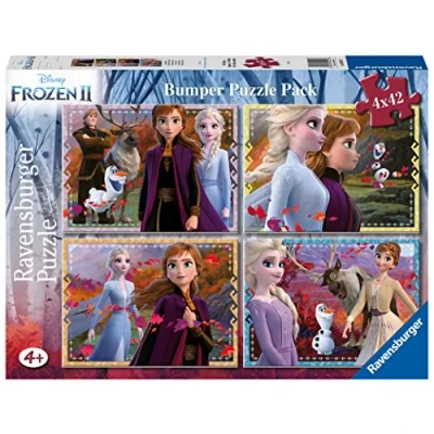 Image de Puzzle Ravensburger La Reine des Neiges II, 4x42 pièces