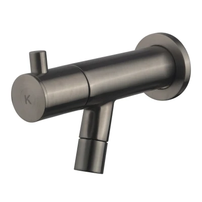 Afbeelding van Wiesbaden Amador fonteinkraan met muurbevestiging 1/2&#039;&#039; gunmetal