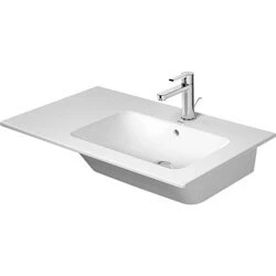 Afbeelding van Duravit Me by starck meubelwastafel met 1 kraangat 83 x 49 cm wit