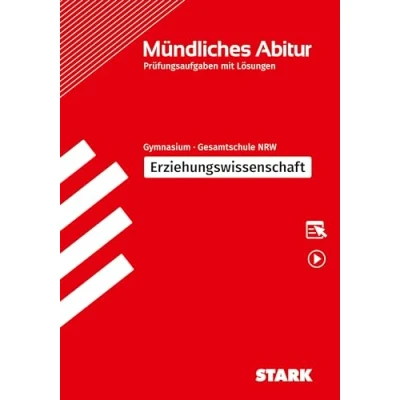 Afbeelding van STARK Mündliches Abitur NRW Erziehungswissenschaft
