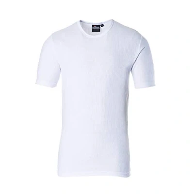 Afbeelding van Thermisch T Shirt Korte Mouw maat Large, White