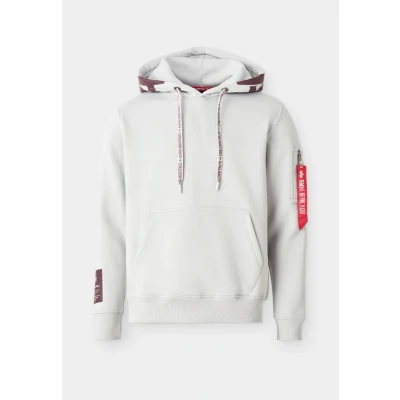 Afbeelding van Alpha Industries Unisex Hoodie, Maat: Small, Pastel grey