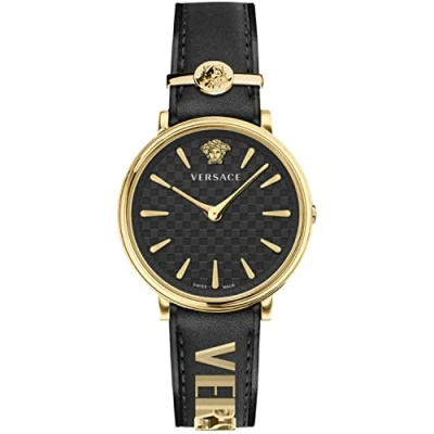 Afbeelding van Versace VE8104622 horloge vrouw Roestvrij Staal goud