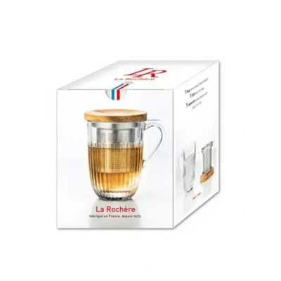 Afbeelding van La Rochère Ouessant Theeglas Met Filter 40 Cl Transparant