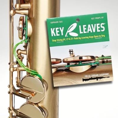 Afbeelding van Key Leaves Sax Props, Klappennkeil Sopransaxophon Accessoire voor houten blaasinstrumenten