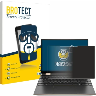 Afbeelding van BROTECT privacy screenprotector voor HP Spectre x360 (14 eX) 2021 Folie Beschermfolie Blauwlichtfilter