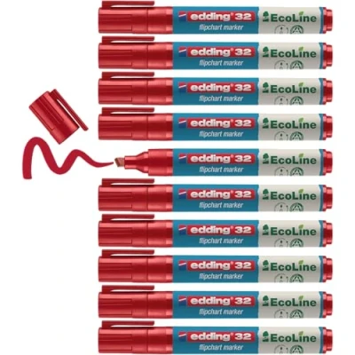 Afbeelding van Viltstift edding 25 Ecoline rond 1mm rood