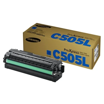 Image de Samsung CLT C505L Cartouche de Toner Cyan 3500 pages