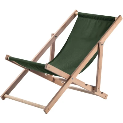 Afbeelding van KADAX Klaptafel met 2 ligstoelen, kleine houten tuintafel, bijzettafel voor balkon en tuin, salontafel, opvouwbare balkontafel (donkergroen)