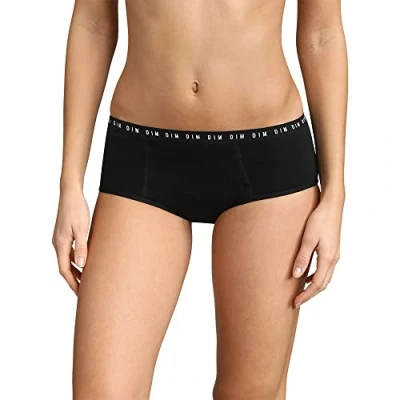 Afbeelding van DIM Period Panty Medium FLOW Menstruatieondergoed, Dames, Maat: 38/40, Black