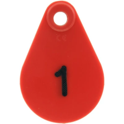 Afbeelding van Nekplaatje Geel Serie 76 100