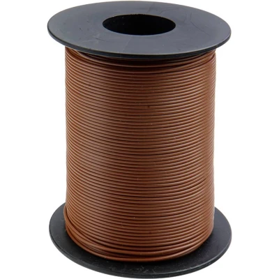 Afbeelding van Donau Elektronik 125 S50 8 Draad 1 x 0.25 mm² Bruin 50 m