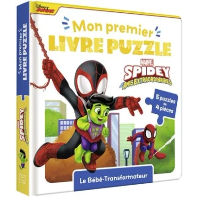 Image de SPIDEY ET SES AMIS EXTRAS Mon Premier livre puzzle 4 pcs MARVEL Le bébé Transformateurs