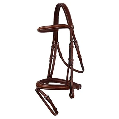 Afbeelding van BR Hoofdstel Cheltenham Cob Oak Zilver Bruin