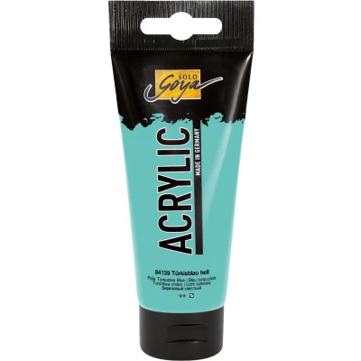 Afbeelding van Solo Goya Licht Turquoise Acrylverf 100ml tube Hoge kwaliteit A merk