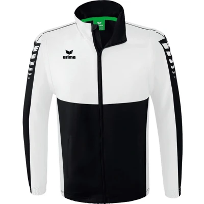 Afbeelding van Erima Six Wings jack met afneembare mouwen zwart/wit