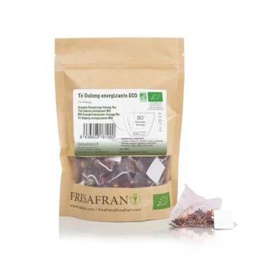 Afbeelding van FRISAFRAN Biologische Oolong thee in piramides Reinigend Verjongend 30 Uds