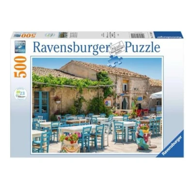 Afbeelding van Ravensburger Marzamemi puzzel voor volwassenen, 500 stukjes, cadeau idee hem of haar, landschapspuzzel, tafelspel, 49 x 36 cm