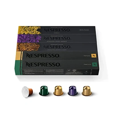 Afbeelding van NESPRESSO Origineel, selectie espressokoffie, licht tot donker roosteren, 50 koffiecapsules