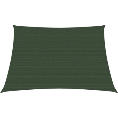 Afbeelding van Zonnezeil 160 g/m² 3/4x2 m HDPE donkergroen