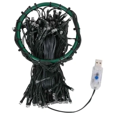 Image de vidaXL Guirlande lumineuse d&#039;arbre de Noël avec 210 LED cm