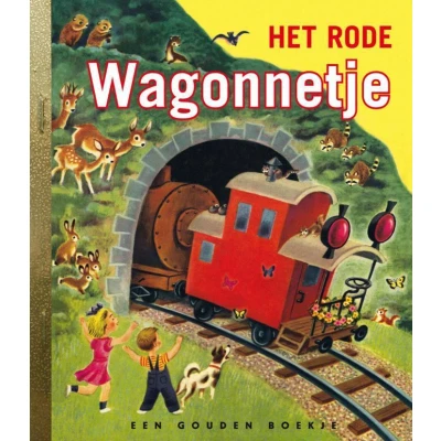 Afbeelding van Gouden Boekjes het rode wagonnetje