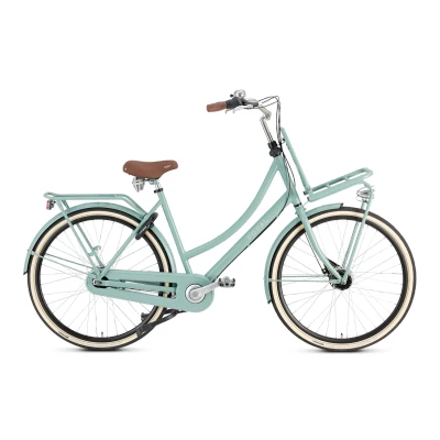 Afbeelding van Popal Daily Dutch Prestige N7 2025 Dames Transportfiets Mineral Green 59 Cm + 40.00 Inruilkorting