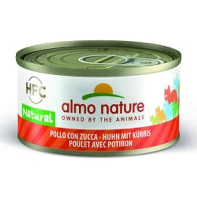 Afbeelding van Almo Nature HFC 24x70g Kip met pompoen