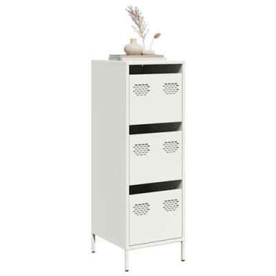 Image de vidaXL Buffet haut rose 39x35x103,5 cm acier851401