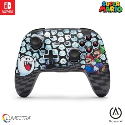 Afbeelding van PowerA Geavanceerde Draadloze Controller voor Nintendo Switch met Lumectra Mario Peek A Boo