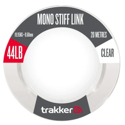 Afbeelding van Trakker Mono Stiff Link Clear Onderlijnmateriaal 0.60mm/19.95kg (20m) Karper onderlijn materiaal