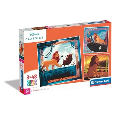 Afbeelding van Clementoni Supercolor Puzzel The Lion King 3x48 Stukjes
