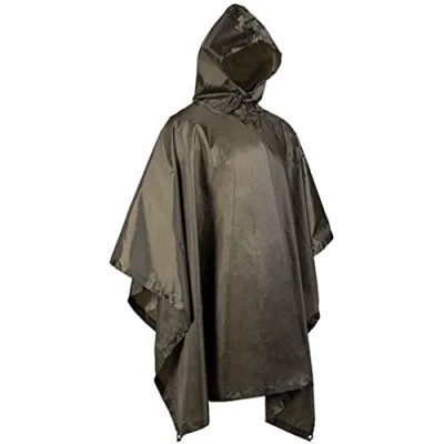 Afbeelding van Mil Tec OD Ripstop 260gr Wet Weather Poncho &#039;Basic&#039;