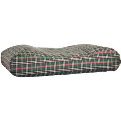 Afbeelding van Hondenkussen Schotse ruit groen 100x75x15 cm Polyestervezels