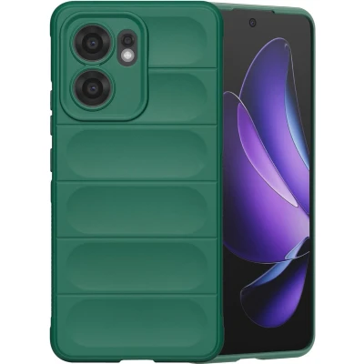Afbeelding van imoshion EasyGrip Backcover voor de Oppo Reno 13 F (5G) Donkergroen