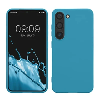 Afbeelding van kwmobile telefoonhoesje geschikt voor Samsung Galaxy S23 Hoesje smartphone Back cover in Caribisch blauw
