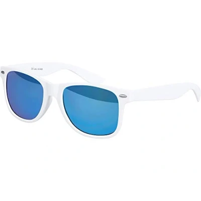 Afbeelding van Nerd zonnebril UV400 CAT 3 CE rubber retro stijl uniseks vintage bril met veerscharnier voor vrouwen mannen (verschillend)