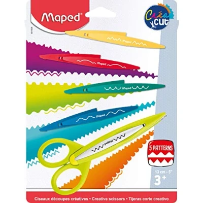 Image de Maped Ciseaux cranteurs, Coloris assorits