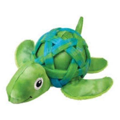 Afbeelding van Kong Sea Shells Turtle Hondenspeelgoed Groen Medium/Large