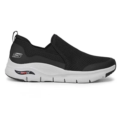 Afbeelding van Skechers Arch Fit Banlin sneakers voor heren, zwart.
